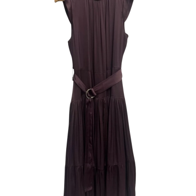 Portmans Womens  Size 14 Midi Dress Brown / Maroon 