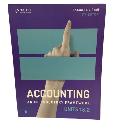 Accounting: An Introductory Framework Units 1 & 2 (Paperback) Trevor Stanley