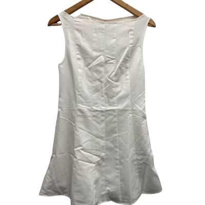 Peppermayo Size 8 Emelie Mini/ Sleeveless Dress  White RRP $99.95