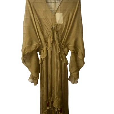 Zimmermann Womens  Size 0 Long Sleeve Dress Tan