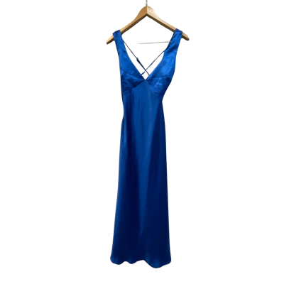 Here Comes The Sun Womens  Size 8 Blue maxi dress
