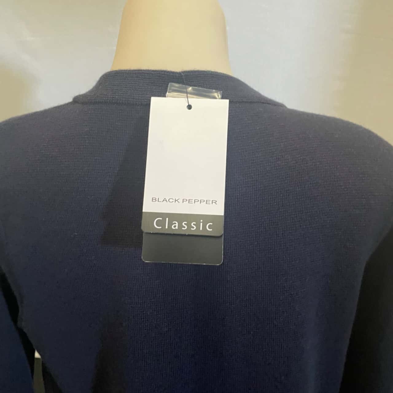 Black Pepper Womens Size M Select Jumpers & Cardigans Types Navy Blue (s)