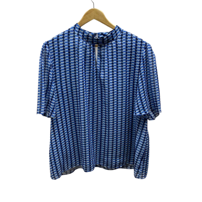 Portmans Womens  Size 18  Blue Pattern Top