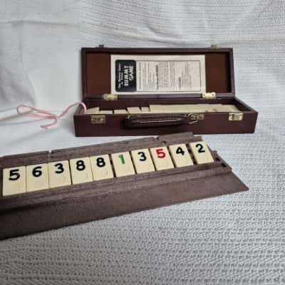 Vintage Rummy Tiles Game in Carry Case