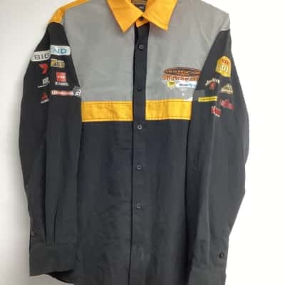 V8 Supercars Mens Work Shirt Size M 