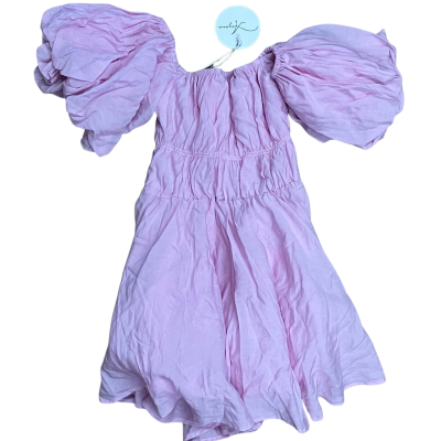 BNWT Ayana Pink Puff Sleeve Mini Dress Size 6 