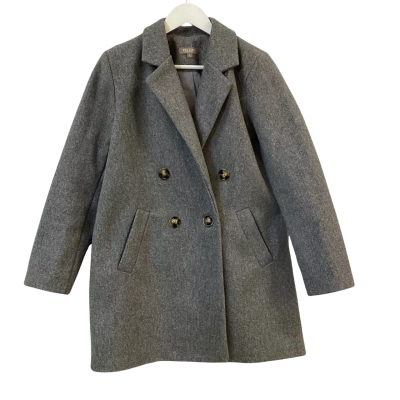 Nina Conti Italy Womens Size S Coat Grey 