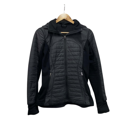 Lululemon Womens  Size 6 Hooded Track Jacket Black  