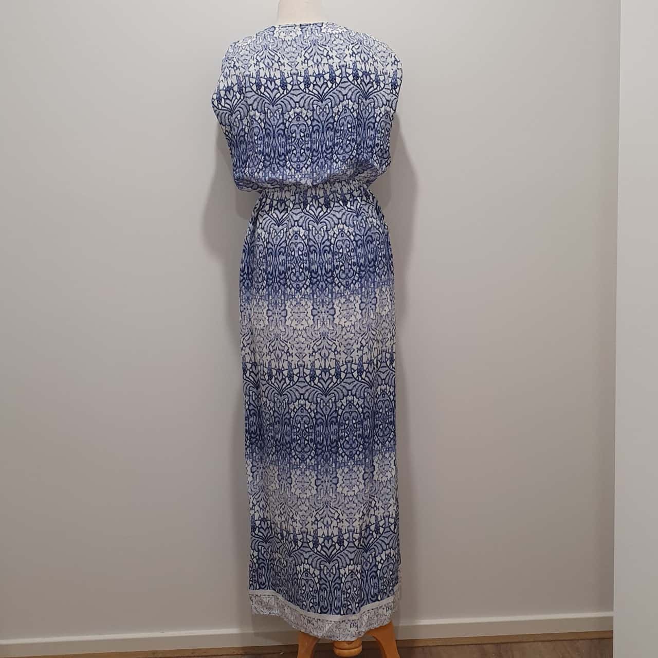 Witchery Womens Size 14 Maxi Dress White (s)