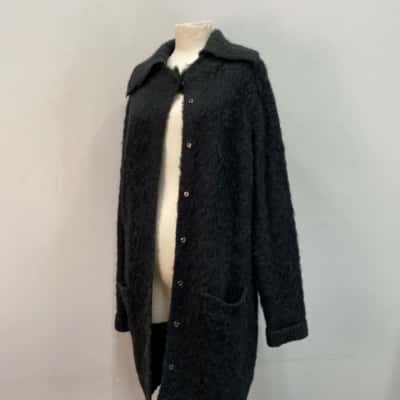 Marco Polo Womens  Size XL Longline Cardigan Black  