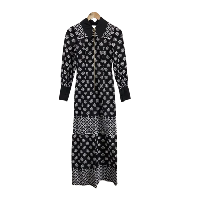 alice McCall Womens  Size 4 Angels Jumpsuit Black/White Floral