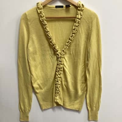 Moda International Womens Long Sleeve Top Yellow (i)