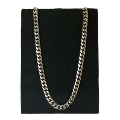 Unisex Necklace Heavy Sterling Silver Cuban Link Chain