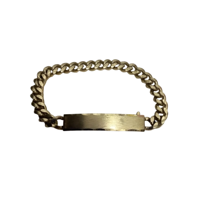  Womens Vintage ID Bracelet Gold Tone (Stamped Speidel USA)
