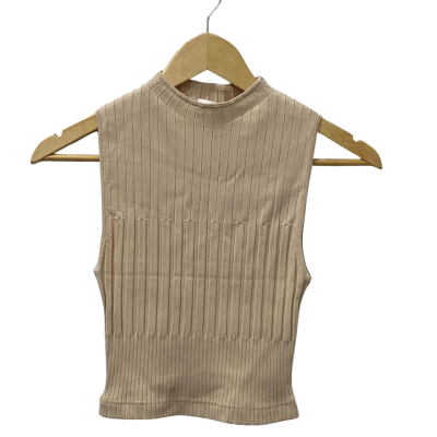 Kookai Womens  Size 0 Sleeveless Top Beige 