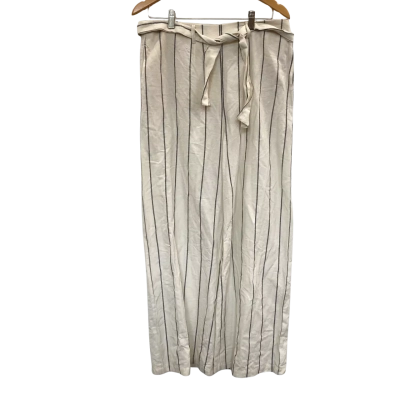 Piper Womens  Size 12 Casual Pants / Wide Leg Pants Blue / Striped / Yellow 