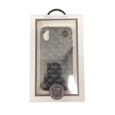 DIAMOND & ANCHOR Black Case for IPHONE XS