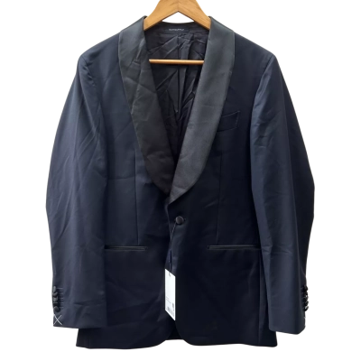 BNWT Suit Supply Mens Size 36 Navy Blue Wool Suit Jacket
