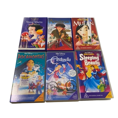 Disney VHS Set of 6