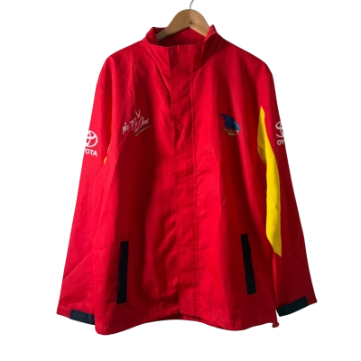AFL Crows Size M Performance Jacket Navy Blue / Red / Yellow 
