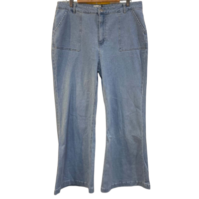 Sass denim Womens  Size 18 Flared Pants Blue 