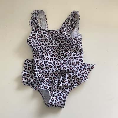 Ollies Place Kids Sea Leopard Swimsuit Size 4 
