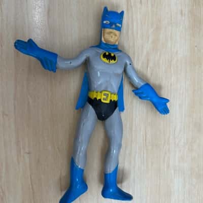 Vintage 1973 Mega Bend N Flex Action Figure Batman 