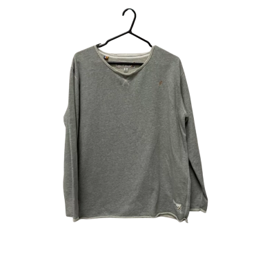  Mens  Size S Crew Neck Jumper Grey / White / Yellow 