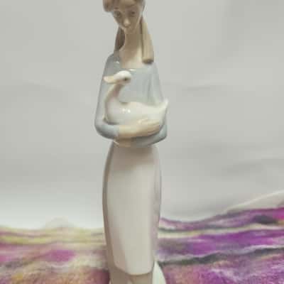 Girl with the Duck NAO by Lladro Porcelain 