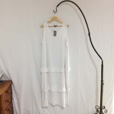 Autograph Women's Size XXXL Sleeveless Dress  White 