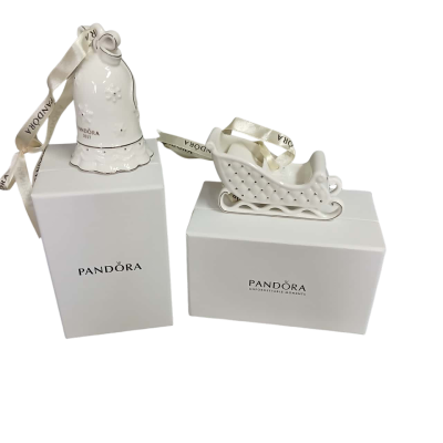 Pandora Christmas Bundle  2 Items-  Bell  2017 - Sleigh 2014