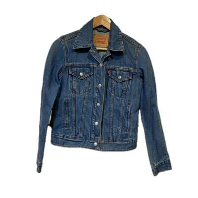 Levis Womens Denim Jacket Size S Blue 