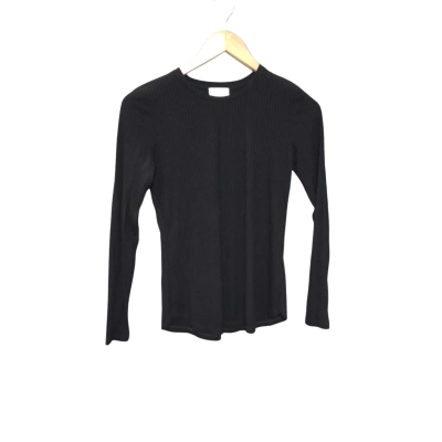 Witchery Womens  Size XS Long Sleeve Top Black  