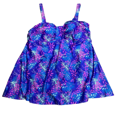 BNWT Autograph Destination Refresh Rouched Swim Sress BNWT  Size 18 Purple 