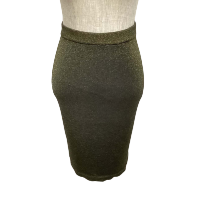 Gorman Womens  Size 6 Stretch Pencil Skirt Gold 