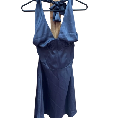 Perfect Stranger Womens  Size 12 Mini Dress Navy Blue 