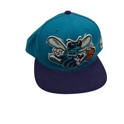 Mitchell & Ness Charlotte Hornets NBA Mens  Size 6 Cap Blue / Purple 