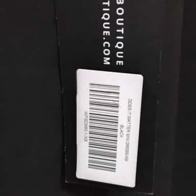 White Fox Womens  Size XS Mini Dress Black  