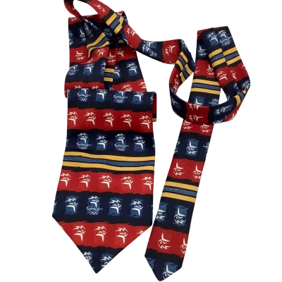 Vintage Sydney 2000 Olympics Mens Tie Multicoloured 