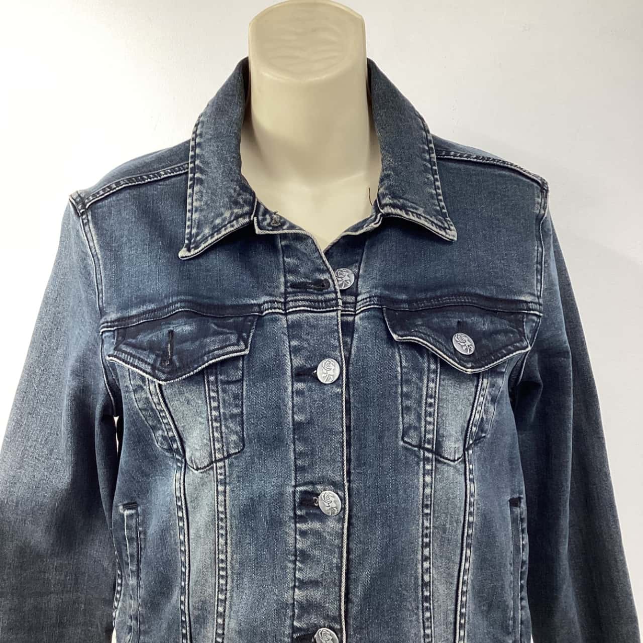 Dangerfield Womens Size 12 Denim Jacket VGUC(s)