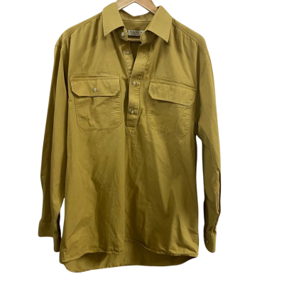 Mens R.M. Williams Size L Cotton Popover 