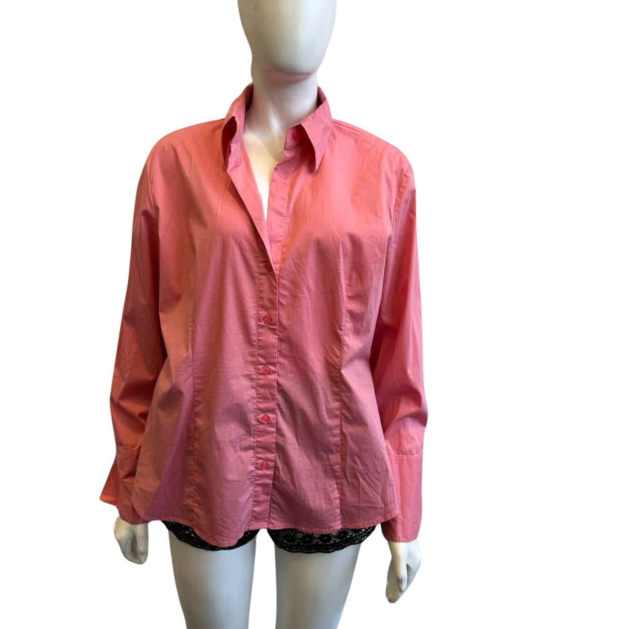 new york and company pink blouse