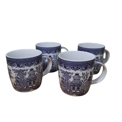 Churchill "Blue Willow" Mugs -set of 4 