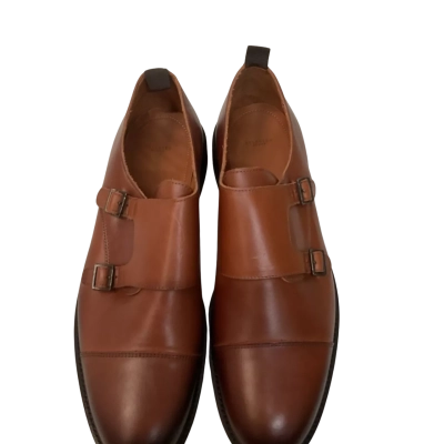  Mens  selected home Size 13 Brown leather dress shoes