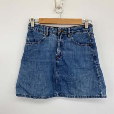 Princess Highway Blue Denim Mini Skirt  Size 8 