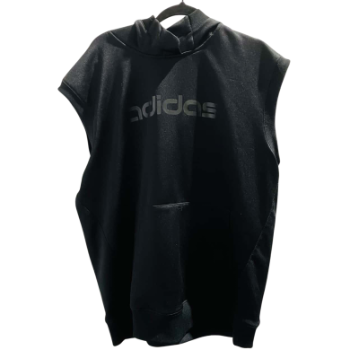 Adidas Mens Black Sleeveless Hoodie Size XXL 