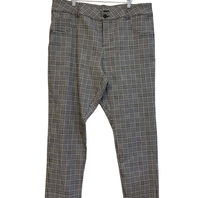 City Chic Womens  Size L Black  / White pant 