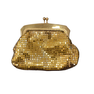 Vintage Small Oroton Coin Purse / Gold