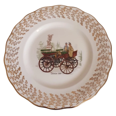 Daimler 1886 Liverpool Rd, Pottery Plate