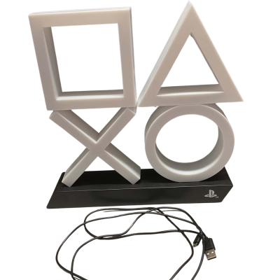 PlayStation symbols light with cord